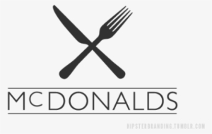 Mcdonalds Logo Transparent Tumblr Download - Logo Design Food Hipster #3854627