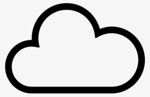 It Is A Very Simplified Looking Cloud - Cloud With Lightning Icon #3854738