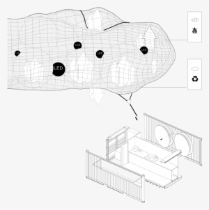The Neighbourhoods, Floating Over The City At Night - Illustration #3855487