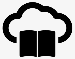 Book On Internet Cloud Vector - Cloud Computing #3856305