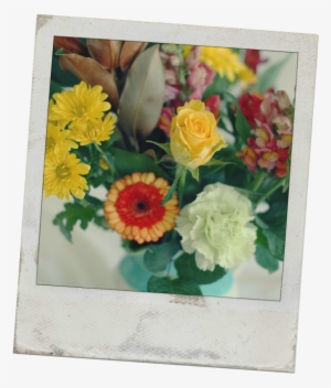 Happy Friday All Flowers Polaroid - Bouquet #3856332