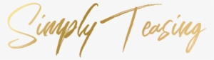 Simply Teasing - Calligraphy #3856514