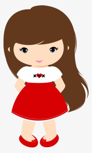 Girl Clipart Png Transparent - Boneco Menino E Menina Png #3857834