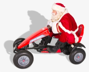 More Action & Fun With These Cool New Karts - Father Christmas On Go Kart #3858652