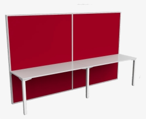 2 Person Single Side 1800h Screen Hung Avenger Desk - Studio Couch #3859667