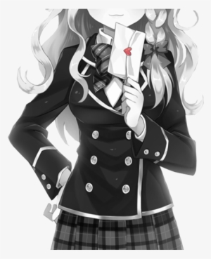 Anime Image - Black And White Anime Render #3859853