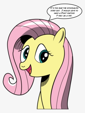 Saburodaimando, Dinosaurs, Fluttershy, Safe, Tempting - Fluttershy #3859880