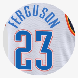 Oklahoma City Thunder Terrance Ferguson - Josh Donaldson Game Worn Jersey #3859903