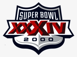After A Long String Of Non-competitive Super Bowls - 2000 Rams Super Bowl Logo #3860899
