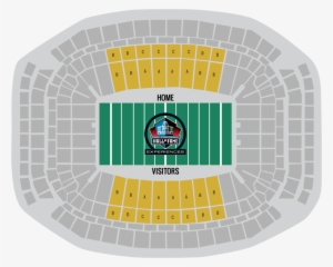 Super Bowl 51 Seatin Chart All Gold - Circle #3860980