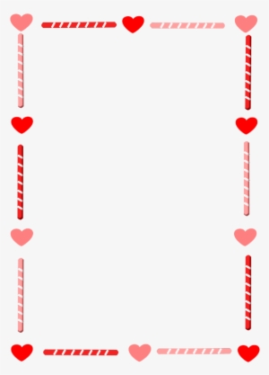 Valentines Day Border Clip Art #3861253