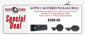 Audio And Stereo - Alpine Spe-6000 6 5 2-way Speakers Spe-6090 6x9 Car #3861450