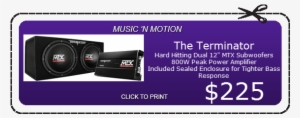 Special Offers - Mtx Dual 12" Subwoofers And Amplifier Package #3861455