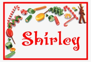 Cute Candy Border Is From Imagimeri's Blog - Christmas 38 Square Sticker 3" X 3" #3861947