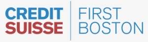 Credit Suisse First Boston Logo Png Transparent - Credit Suisse Logo #3862833