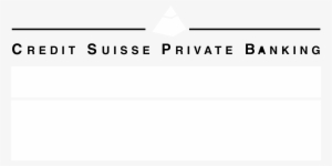 Credit Suisse Private Banking Logo Black And White - Ink #3863011