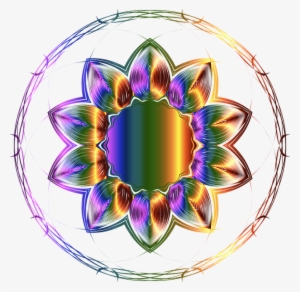 Freetoedit Sticker Flower Wire Barbed-wire Barbedwire - Clip Art #3863039