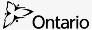 New Ont Trillium Logo Blk Fn - Ontario Logo Png #3864148