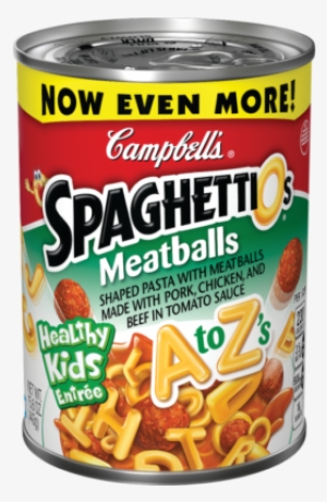 Spaghettios® A To Z's With Meatballs - Spaghettios And Meatballs #3864336