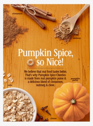 Pumpkin Spice Cheerios, Gluten Free, Cereal With Oats - Pumpkin Spice Cheerios Box #3864338