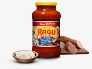 Sweet Italian Sausage & Cheese Sauce - Ragu Robusto! Pasta Sauce, Sweet Italian Sausage #3864473