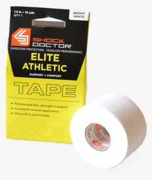 1851 - Shock Doctor Elite Athletic Tape White #3864700