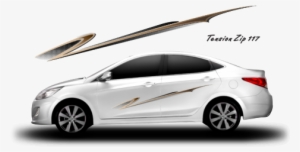 Auto Graphics Graphic Sticker Decals Sports Four Wheeler - Hyundai Accent Rb 2011 #3864777