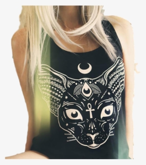 Wicked Wiccan Graphic Tank Top - Soft Grunge Aesthetic #3865121