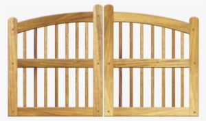 Kingswear Open Panelled Driveway Gates - Wooden Open Gate Transparent #3865319