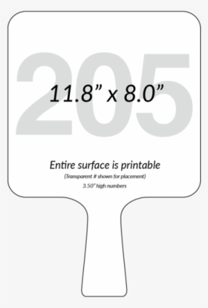 Square Shaped Auction Paddle - Wine Glass #3865837