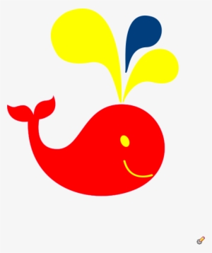 Blue Water Spout Whale Blue Water Spout Whale Oval #3865946