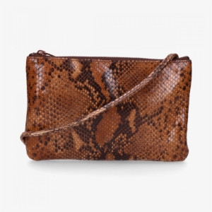 Cross Body Envelope Bag Printed Leather Brown - Frome Calf Hair Leather Clutch #3866080