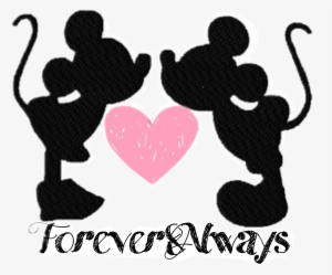 Family Love Cute Relationship Disney Mickey Minnie - Mickey And Minnie Stencil #3866166