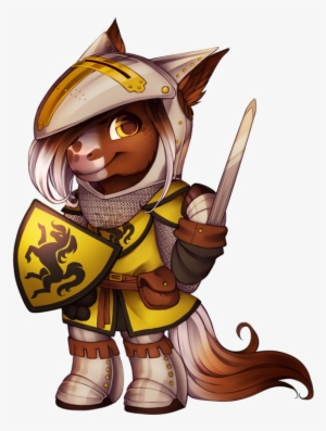 Knight Horse - Furry Knight Png #3866168