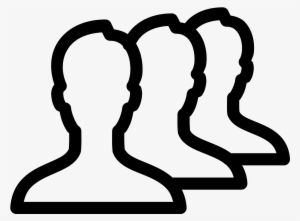 It's A Logo Of Queue Reduced To The Top Half Of Three - People Line Icon Png #3866372
