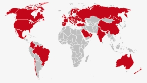 Over 500 Installations In 46 Countries - Carte Du Monde Liege #3866479