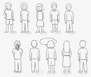 Don't Touch Me - People Standing In Two Line #3866746