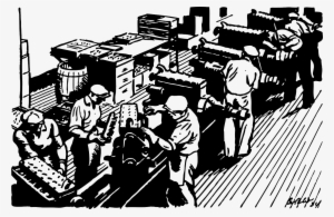 When Factories Have A Choice Between Robots And People, - Factory Assembly Line Clip Art #3867081