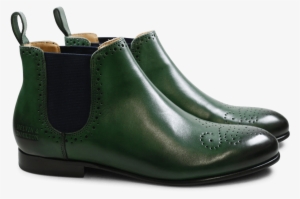 Ankle Boots Sally 16 Dark Forest Elastic Navy Hrs - Melvin & Hamilton Ženy Chelsea Boty 'amelie 5 #3867628