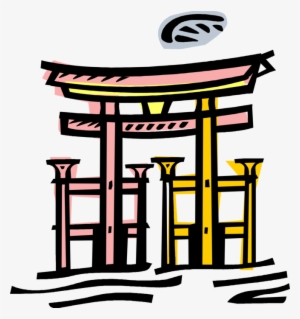 Vector Illustration Of Japanese Traditional Buddhist - Buddhism #3867652