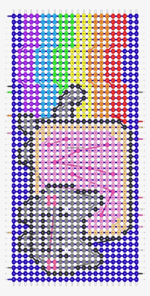 Alpha Pattern - Friendship Bracelet Patterns Cat #3867674