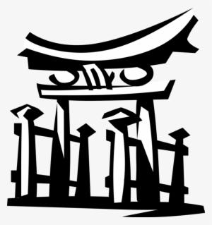 Vector Illustration Of Japanese Traditional Buddhist - Vector Graphics #3867873