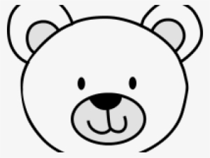 Polar Bear Clipart Head - Sea Animals Clipart Black And White #3868118