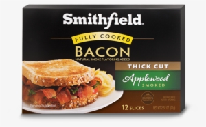 Fully Cooked Applewood Smoked Thick Cut Bacon - Fully Cooked Bacon Product #3868561