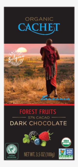 Cachet Tanzania Single Origin Dark Chocolate With Forest - Cachet Caramel And Sea Salt #3868597