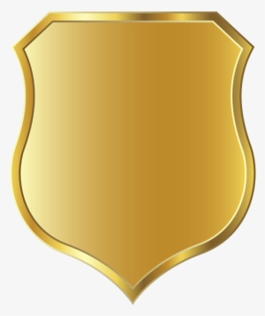 Golden Badge Template Png Clipart Image - School Badge Png #3868811