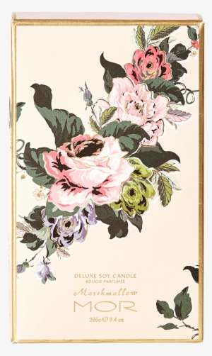 Ma19 Marshmallow Deluxe Soy Candle Box - Mor Body Oil - Marshmallow 100ml #3868998
