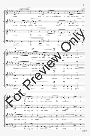 And Love Be Written On Running Water Thumbnail - Lost Boy Chorus Sheet Music #3869104