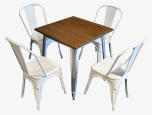 Tolix Chair Setting - Tolix Chair With Table #3870167