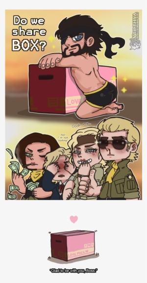 Mgs Peace Walker Do We Share Box By Vtophya - Metal Gear Solid Peace Walker Memes #3870288